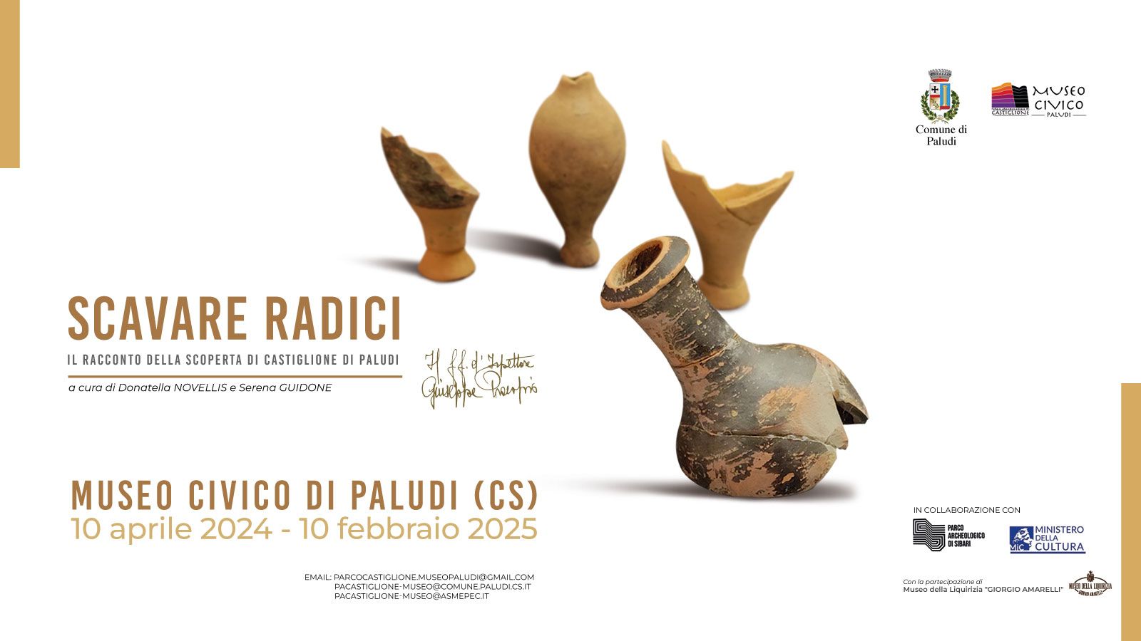 SCAVARE RADICI. Il racconto della scoperta di Castiglione di Paludi